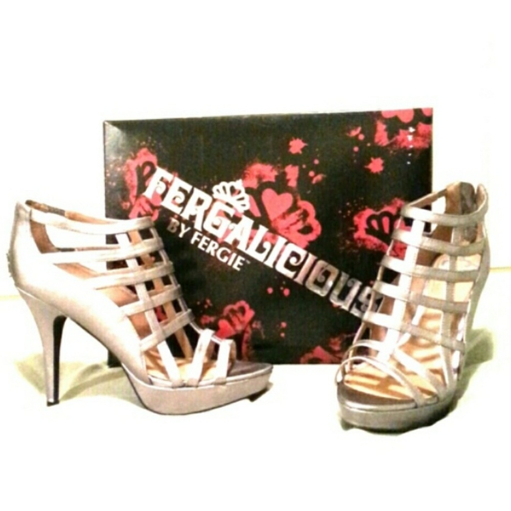 Glatiator Metallic Gold Heels